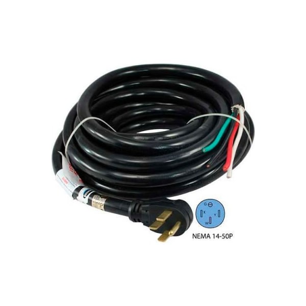 Conntek Conntek, 14303, 36-Ft 50-Amp RV Camp Power Cord with NEMA 14-50P Male Plug To Bare Wire 14303 - main
